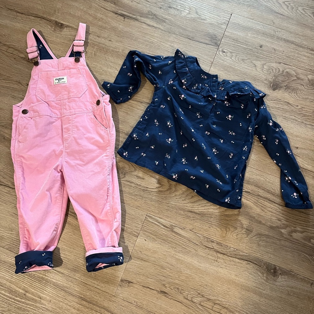 OshKosh B'gosh Pink Overalls for Kids